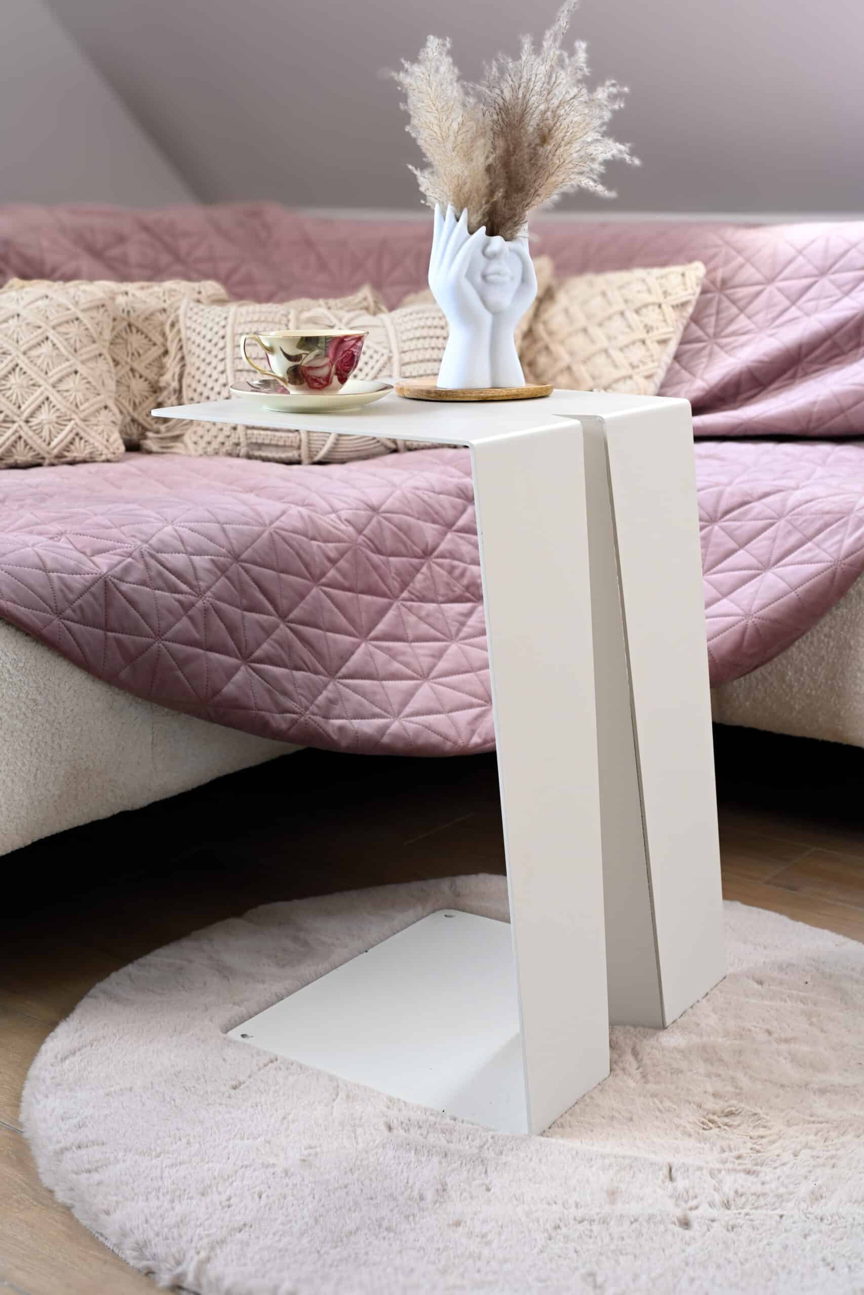 Stolik boczny Cubo | Kaszmirowy