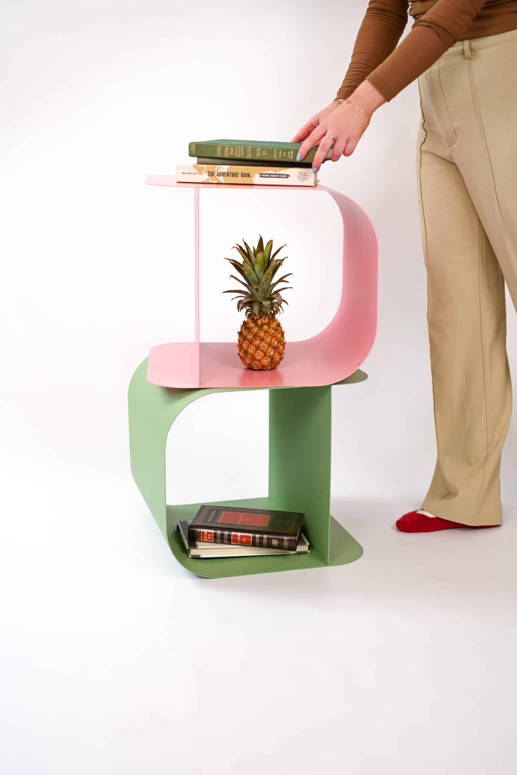 Stolik Tinky | Pastelowa zieleń