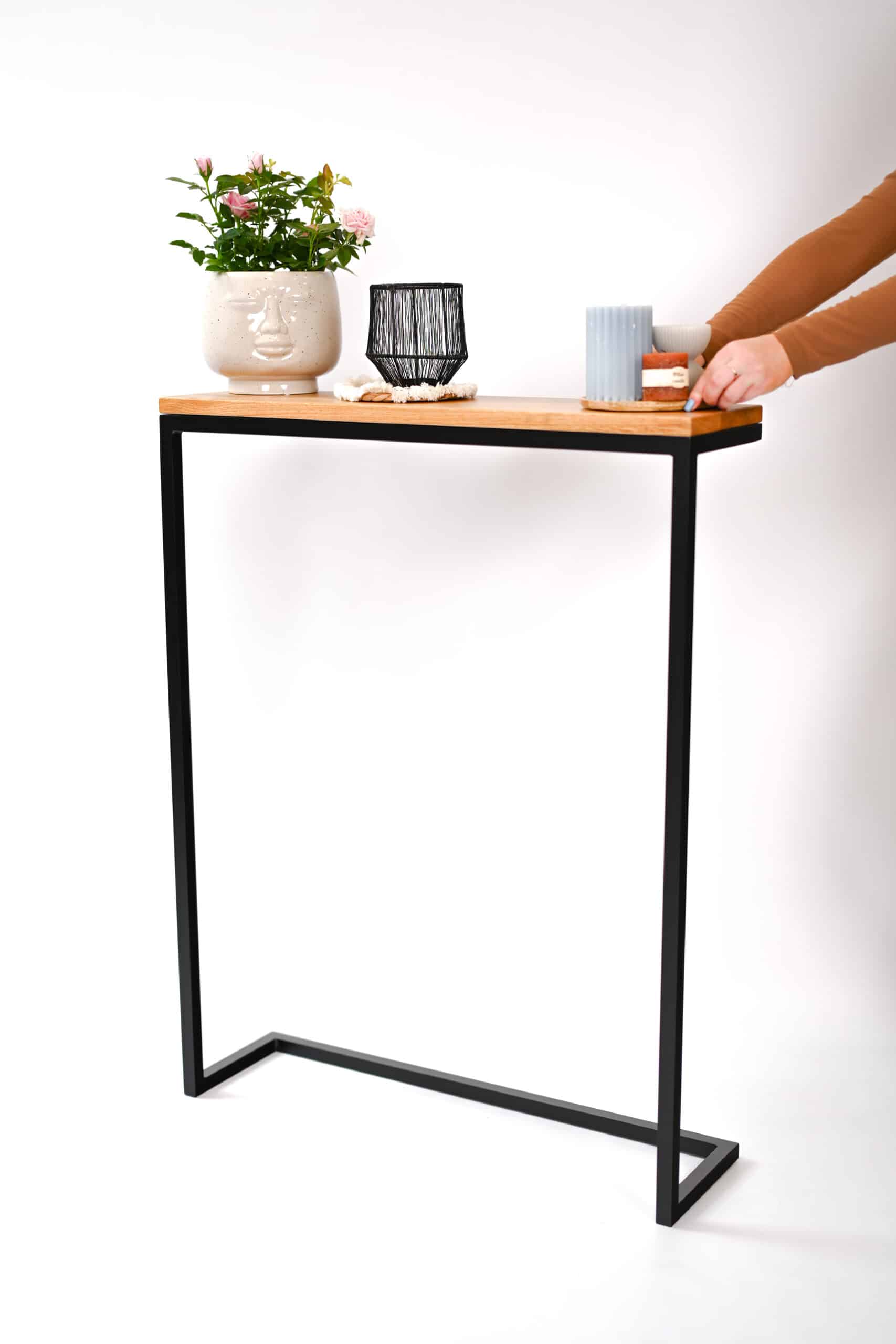 Konsola Verto Wood | Głęboka czerń