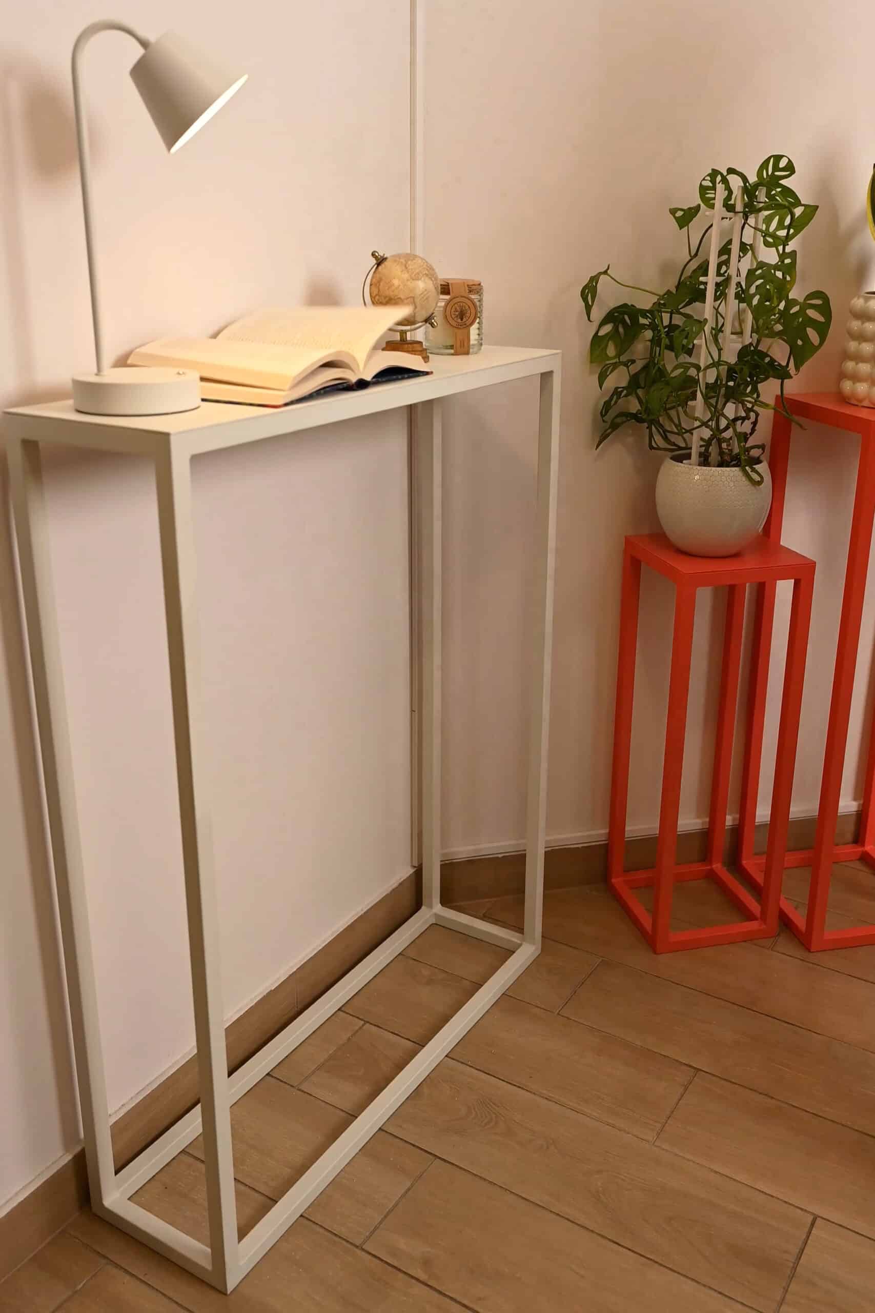 Konsola Linea Steel | Kaszmirowy