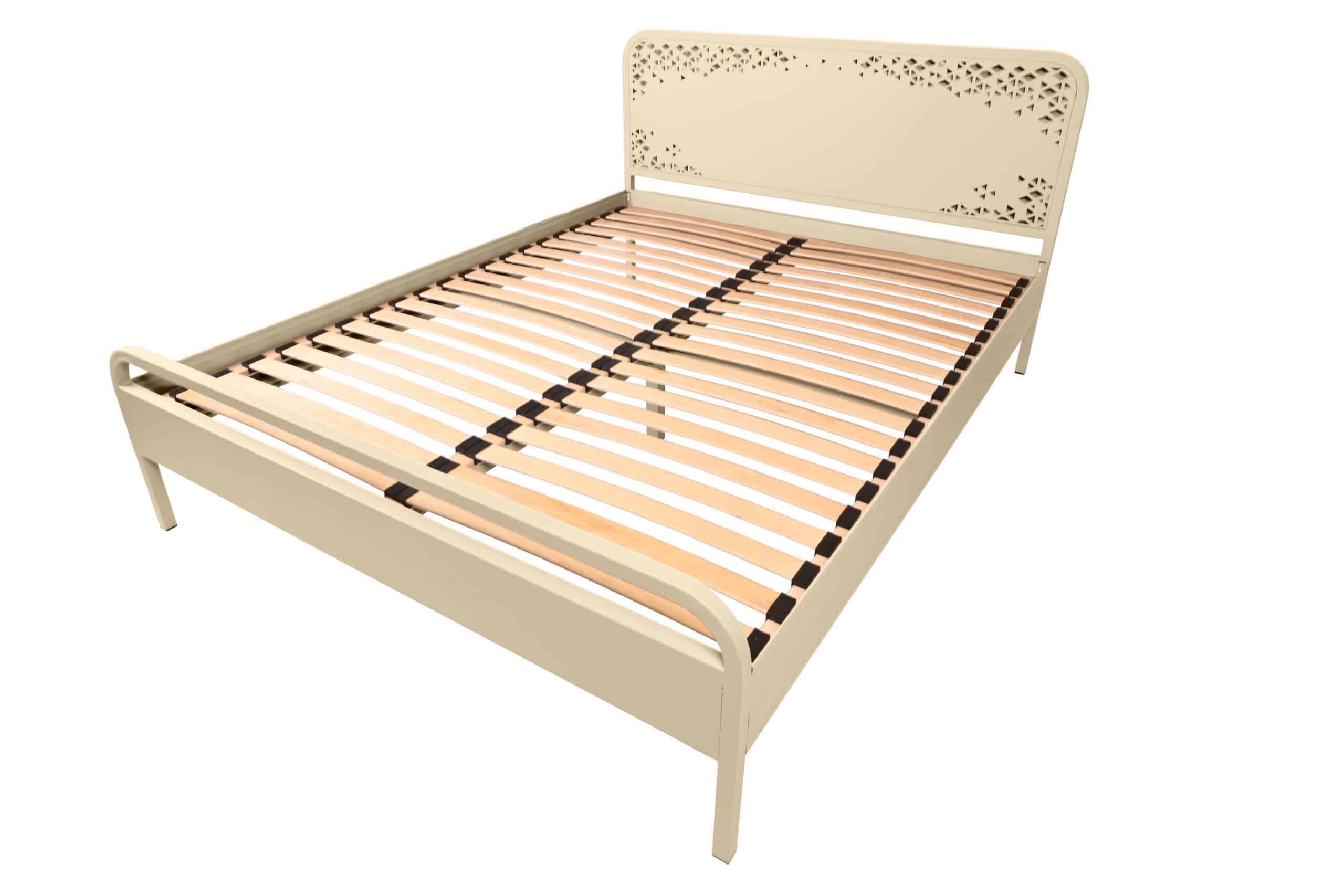 Łóżko Podwójne Triora | Jasna kość słoniowa