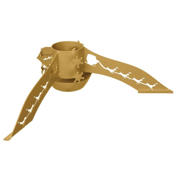 Stojak choinkowy Reindeer | Perłowe złoto