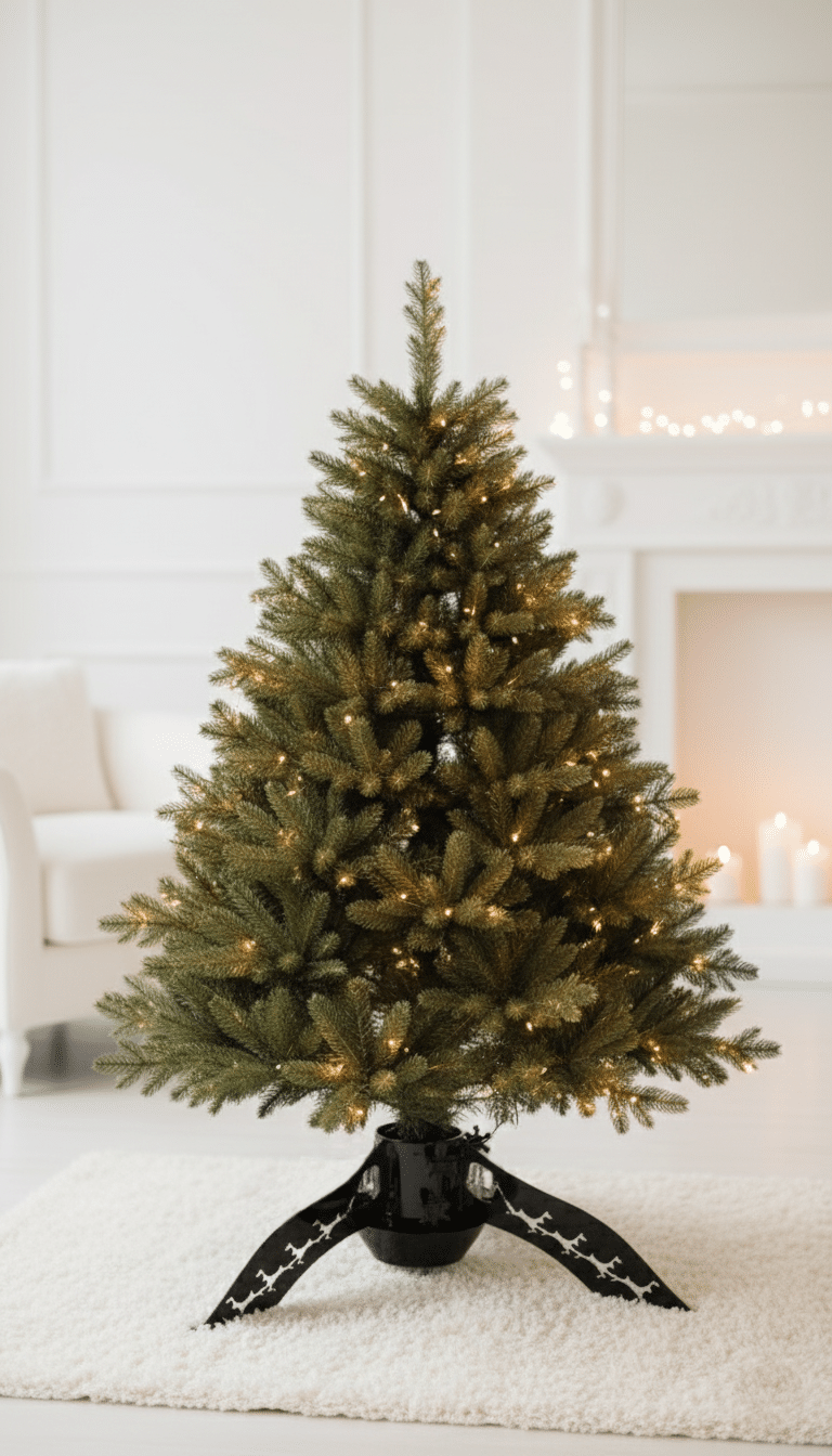 Stojak choinkowy Reindeer | Głęboka czerń