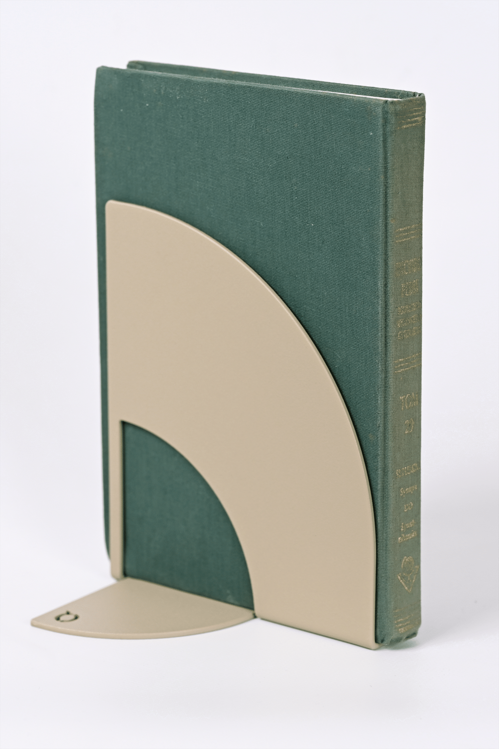 Podpórka do książek Dome | Szary Beż