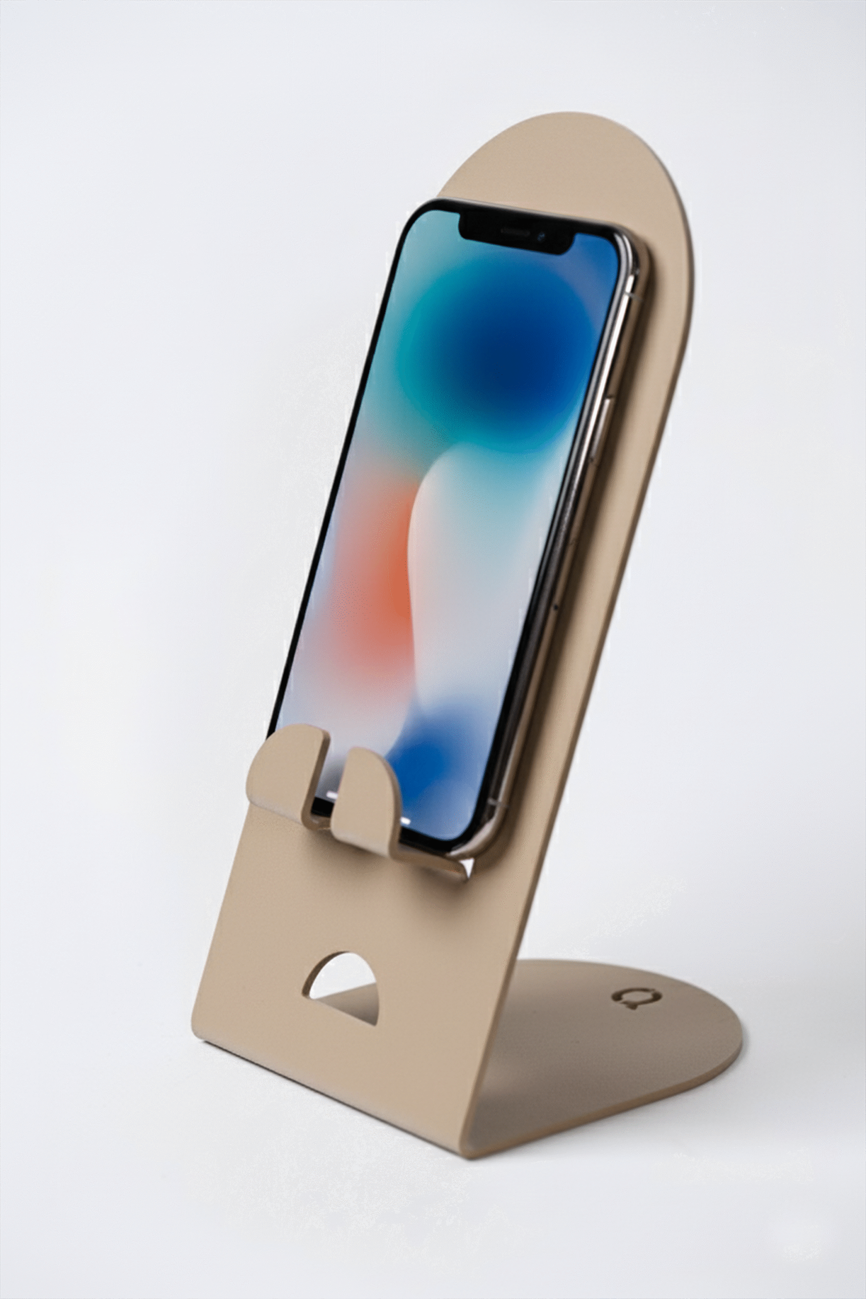 Stojak na telefon Loop | Szary beż